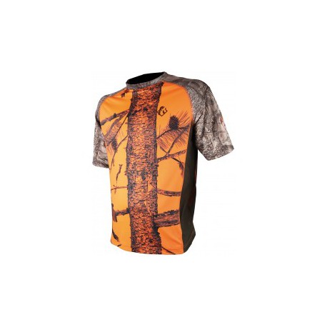 Tee Shirt Enfant camo Orange 3DX