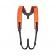 Double Bretelle carabine en cordura orange/noir R2043