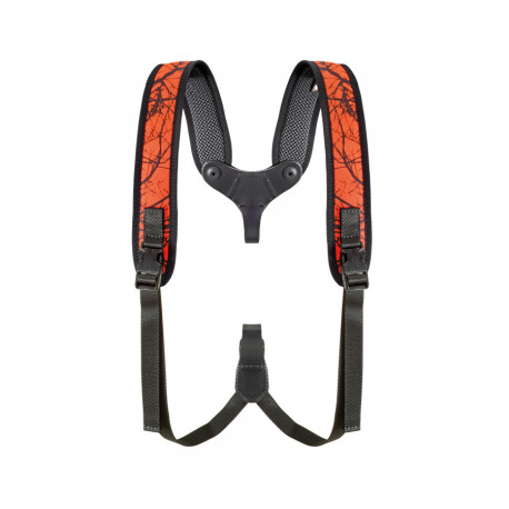 Double Bretelle carabine en cordura orange/noir R2043 Double Bretelle carabine en cordura orange/noir R2043