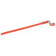 Collier Chien de chasse Orange Fluo Biothane