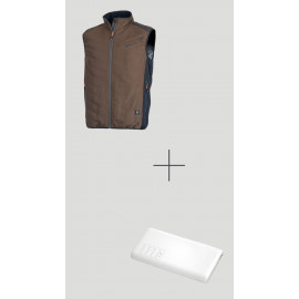 Gilet Chauffant Somlys + Batterie 5V