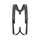 Double Bretelle carabine en cordura orange/noir R2043